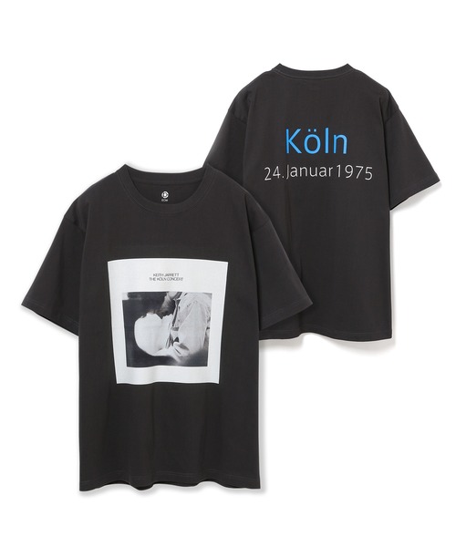 ADAM ET ROPE'（アダムエロペ）の「【ECM×10C】Keith Jarrett THE KOLN CONCERT（Tシャツ/カットソー・メンズ・ブラック×レッド/ホワイト×ブルー/ホワイト×イエロー/ブラック×イエロー/ブラック×ブルー/ホワイト×レッド・L/XL/M）」の5枚目の写真