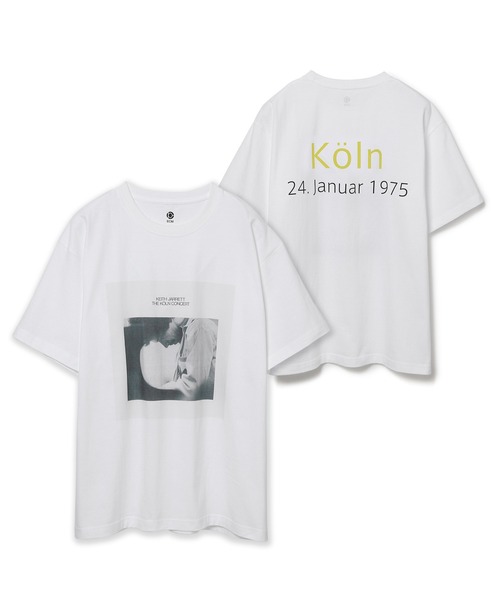 ADAM ET ROPE'（アダムエロペ）の「【ECM×10C】Keith Jarrett THE KOLN CONCERT（Tシャツ/カットソー・メンズ・ブラック×レッド/ホワイト×ブルー/ホワイト×イエロー/ブラック×イエロー/ブラック×ブルー/ホワイト×レッド・L/XL/M）」の3枚目の写真