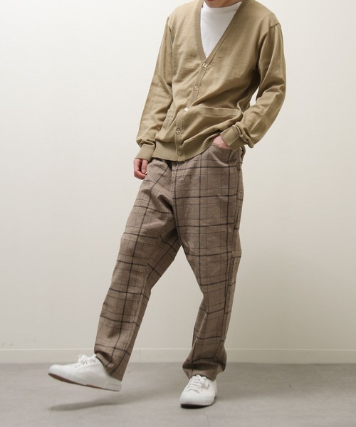 ZIP FIVE（ジップファイブ）の「【ZIP FIVE】 レギュラー ニット カーディガン（カーディガン/ボレロ・レディース・ベージュ/ネイビー/オリーブ/アイボリー/ブラック/パープル/グレー/ブルー/チャコール・X-LARGE/SMALL/MEDIUM/LARGE）」の16枚目の写真