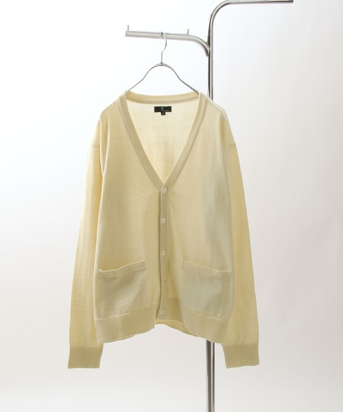 ZIP FIVE（ジップファイブ）の「【ZIP FIVE】 レギュラー ニット カーディガン（カーディガン/ボレロ・レディース・ベージュ/ネイビー/オリーブ/アイボリー/ブラック/パープル/グレー/ブルー/チャコール・X-LARGE/SMALL/MEDIUM/LARGE）」の18枚目の写真