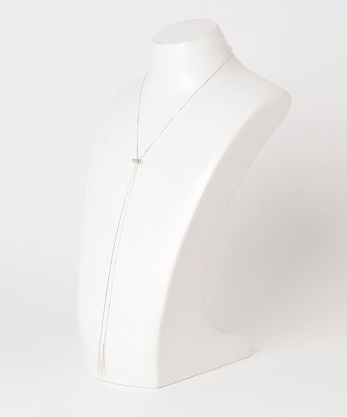 YArKA（ヤーカ）の「【YArKA/ヤーカ】code stopper necklace/[SPRE2]/コードストッパーネックレス(ループタイ) silver925（ネックレス・レディース・シルバー/シルバー系・FREE）」の2枚目の写真