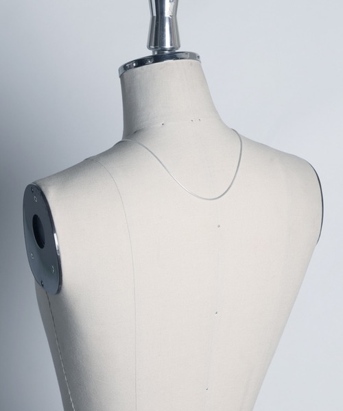 YArKA（ヤーカ）の「【YArKA/ヤーカ】code stopper necklace/[SPRE2]/コードストッパーネックレス(ループタイ) silver925（ネックレス・レディース・シルバー/シルバー系・FREE）」の3枚目の写真