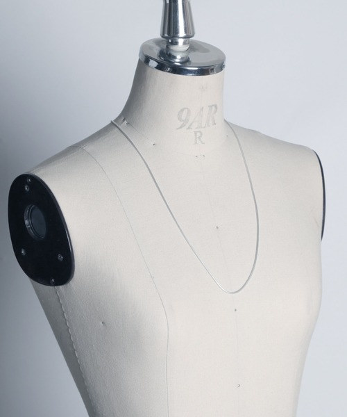 YArKA（ヤーカ）の「【YArKA/ヤーカ】code stopper necklace/[SPRE2]/コードストッパーネックレス(ループタイ) silver925（ネックレス・レディース・シルバー/シルバー系・FREE）」の4枚目の写真