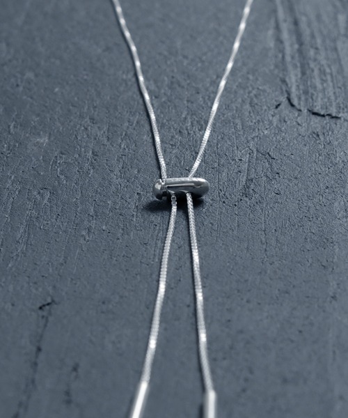 YArKA（ヤーカ）の「【YArKA/ヤーカ】code stopper necklace/[SPRE2]/コードストッパーネックレス(ループタイ) silver925（ネックレス・レディース・シルバー/シルバー系・FREE）」の11枚目の写真