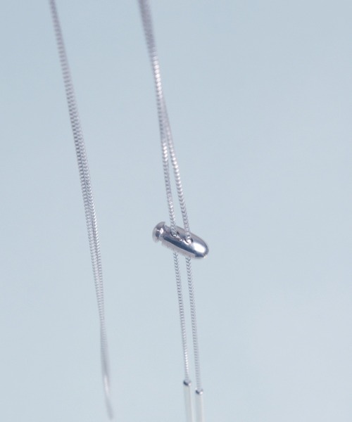 YArKA（ヤーカ）の「【YArKA/ヤーカ】code stopper necklace/[SPRE2]/コードストッパーネックレス(ループタイ) silver925（ネックレス・レディース・シルバー/シルバー系・FREE）」の7枚目の写真