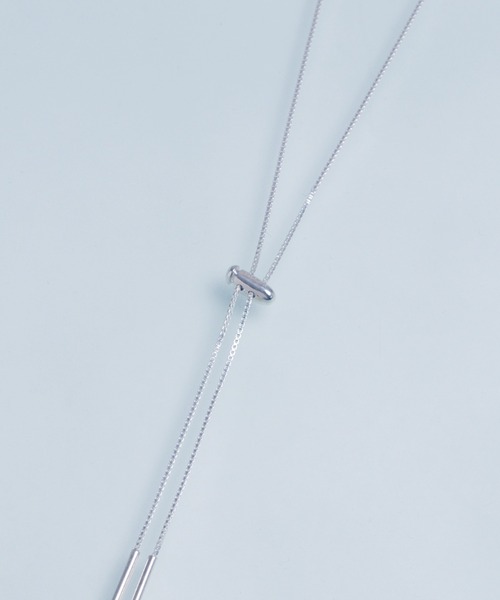 YArKA（ヤーカ）の「【YArKA/ヤーカ】code stopper necklace/[SPRE2]/コードストッパーネックレス(ループタイ) silver925（ネックレス・レディース・シルバー/シルバー系・FREE）」の8枚目の写真