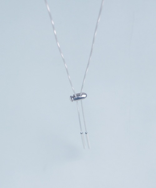 YArKA（ヤーカ）の「【YArKA/ヤーカ】code stopper necklace/[SPRE2]/コードストッパーネックレス(ループタイ) silver925（ネックレス・レディース・シルバー/シルバー系・FREE）」の9枚目の写真