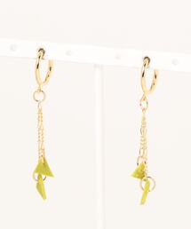 【atelier*mio】クレイレザー earring