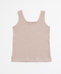 natural couture | 2WAYワイドリブタンク(タンクトップ)