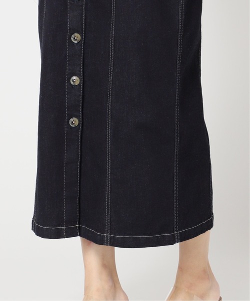 U by SPICK&SPAN フロントボタンデニムワンピース U by SPICK&SPAN（ユーバイスピックアンドスパン）の「フロント