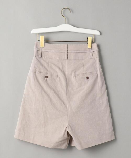 BRISEMY（ブライズミー）の「＜BRISEMY＞リネンコットンショートパンツ（その他パンツ・レディース・ブラック/ベージュ・38）」の4枚目の写真