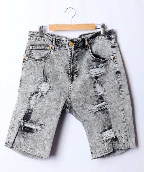 LRG（エルアールジー）の「LRG デニムハーフパンツ（デニムパンツ・メンズ・ネイビー/グレー/オリーブ/ブラック/ブルー・38/36/34/30/32）」の7枚目の写真