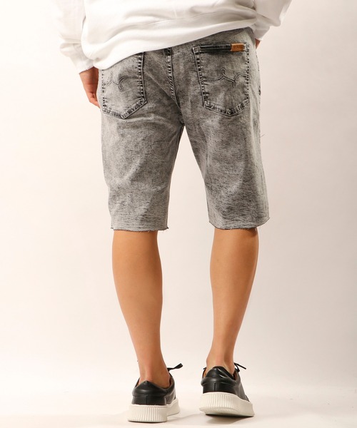 LRG（エルアールジー）の「LRG デニムハーフパンツ（デニムパンツ・メンズ・ネイビー/グレー/オリーブ/ブラック/ブルー・38/36/34/30/32）」の9枚目の写真