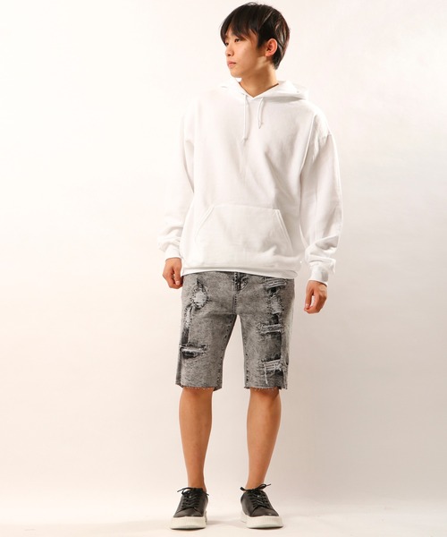 LRG（エルアールジー）の「LRG デニムハーフパンツ（デニムパンツ・メンズ・ネイビー/グレー/オリーブ/ブラック/ブルー・38/36/34/30/32）」の11枚目の写真