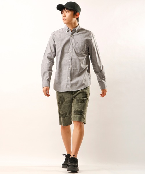 LRG（エルアールジー）の「LRG デニムハーフパンツ（デニムパンツ・メンズ・ネイビー/グレー/オリーブ/ブラック/ブルー・38/36/34/30/32）」の19枚目の写真