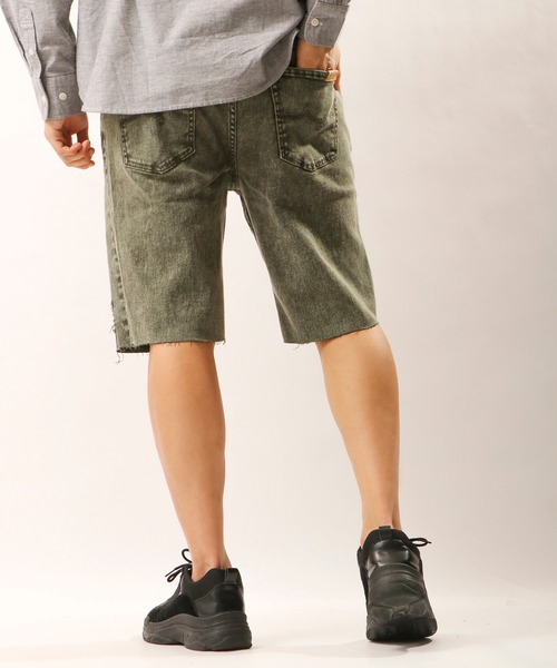 LRG（エルアールジー）の「LRG デニムハーフパンツ（デニムパンツ・メンズ・ネイビー/グレー/オリーブ/ブラック/ブルー・38/36/34/30/32）」の21枚目の写真