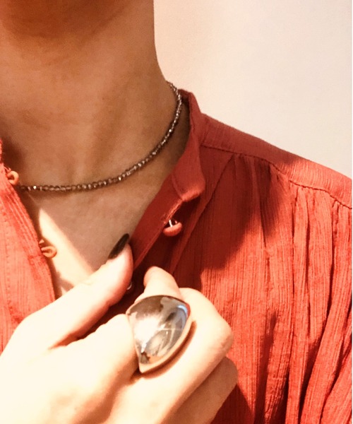 ulu(ウル)の「beads&chain 4way necklace(ネックレス・レディース・シルバー/ゴールド・FREE)」の1枚目の写真