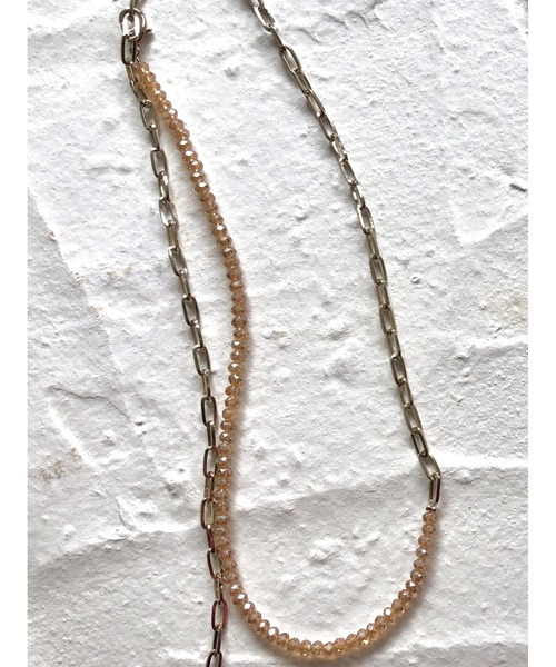 ulu(ウル)の「beads&chain 4way necklace(ネックレス・レディース・シルバー/ゴールド・FREE)」の5枚目の写真