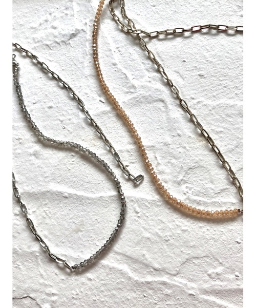 ulu(ウル)の「beads&chain 4way necklace(ネックレス・レディース・シルバー/ゴールド・FREE)」の16枚目の写真