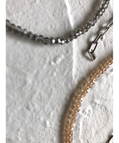 ulu(ウル)の「beads&chain 4way necklace(ネックレス・レディース・シルバー/ゴールド・FREE)」の3枚目の写真
