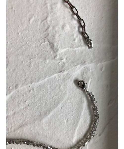 ulu(ウル)の「beads&chain 4way necklace(ネックレス・レディース・シルバー/ゴールド・FREE)」の6枚目の写真