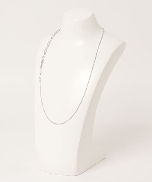 LOUNGEDRESS(ラウンジドレス)の「スライドコンビチェーンネックレス(ネックレス・レディース・ゴールド/シルバー・FREE)」の3枚目の写真