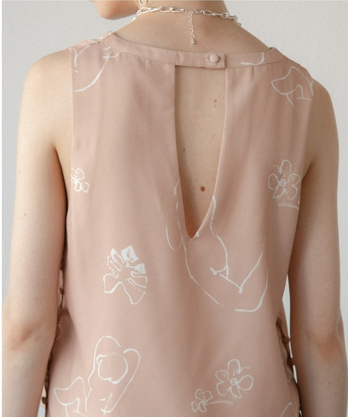 ACCL（エーシーシーエル）の「アートテキスタイル ノースリーブブラウス（シャツ/ブラウス・レディース・ピンク/ホワイト・FREE）」の20枚目の写真