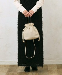 Per sist ence/パーシエンス　フェイクレザー 2WAY巾着ショルダーバッグ