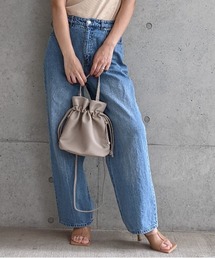 Per sist ence（パーシエンス）の「Per sist ence/パーシエンス　フェイクレザー 2WAY巾着ショルダーバッグ（ショルダーバッグ）」