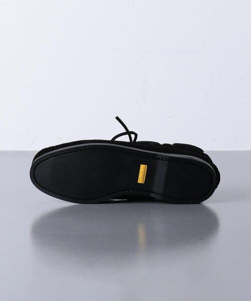 YUKETEN（ユケテン）の「＜YUKETEN（ユケテン）＞ スエード ボートシューズ（モカシン/デッキシューズ・メンズ・ブラック・8/9/7/7h/8h/9h）」の2枚目の写真