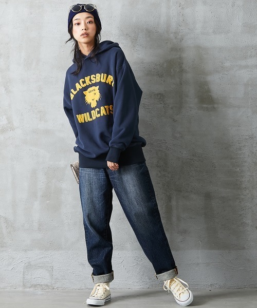 GEVS.(ジェイヴィス)の「<大きいサイズ>ボーイフレンドデニムパンツ GEVS.(デニムパンツ・レディース・ネイビー系/ブルー系/ホワイト系・80/106/114/96/84/92/88/122/98)」の16枚目の写真