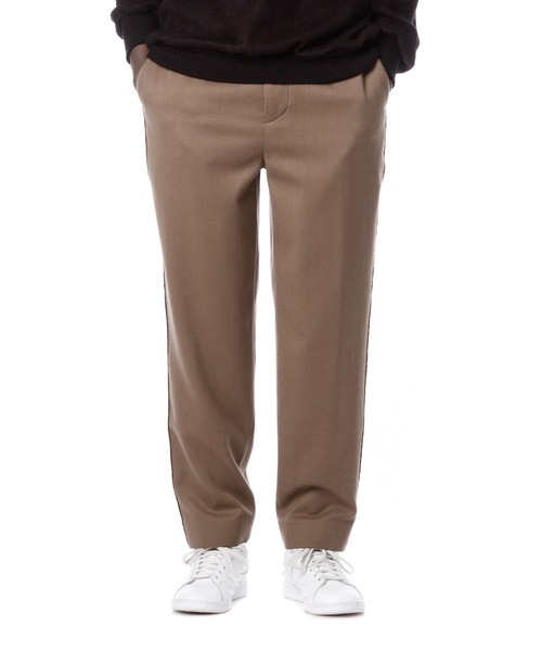 Sandinista（サンディニスタ）の「Wool-Flannel Stretch Slacks / フラネルウールストレッチスラックス（スラックス・メンズ・ブラック/ベージュ系その他・SMALL/MEDIUM/LARGE）」の2枚目の写真