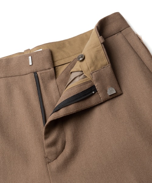 Sandinista（サンディニスタ）の「Wool-Flannel Stretch Slacks / フラネルウールストレッチスラックス（スラックス・メンズ・ブラック/ベージュ系その他・SMALL/MEDIUM/LARGE）」の7枚目の写真