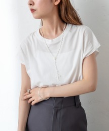 mystic | オーガニックコットンフレンチスリーブTシャツ(Tシャツ/カットソー)