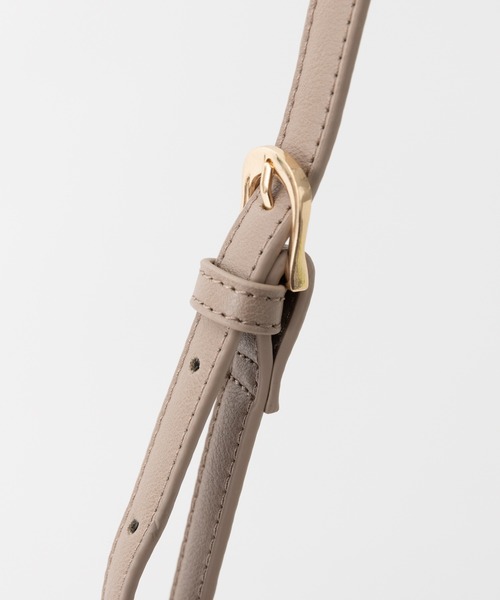 LOWELL things(ロウェル シングス)の「Carre/ファブリックフロントファスナ-2WAY BAG(トートバッグ・レディース・ブラウン/アイボリー/ダークベージュ・フリー)」の15枚目の写真