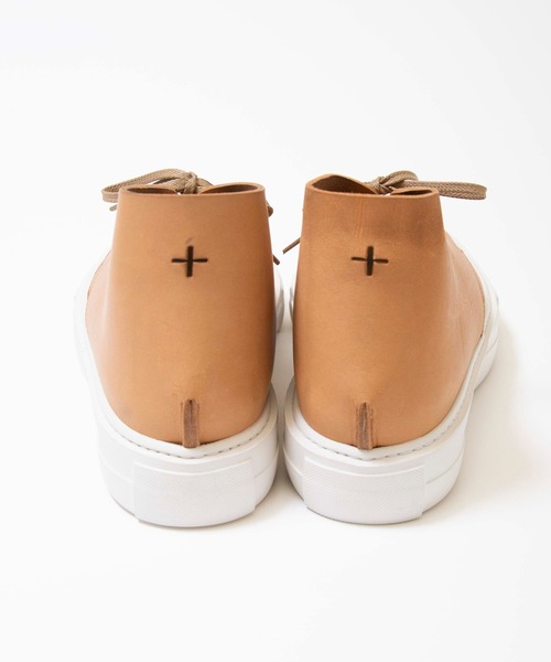 FACTOTUM(ファクトタム)の「【FACTOTUM×FOBS】カウレザーチャッカスニーカー(スニーカー・メンズ・ブラック/ベージュ・42/41/40)」の9枚目の写真