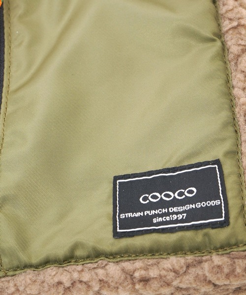 COOCO（クーコ）の「ポケット付ボアコードショルダーサコッシュ（ショルダーバッグ・レディース・ブラック/アイボリー/グレー系その他・9）」の15枚目の写真
