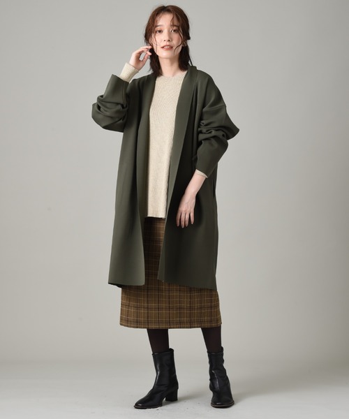 INTERPLANET（インタープラネット）の「チェックナロースカート（スカート・レディース・ブラック/ブラウン・FREE）」の9枚目の写真