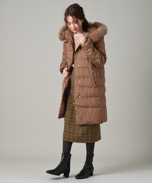 INTERPLANET（インタープラネット）の「チェックナロースカート（スカート・レディース・ブラック/ブラウン・FREE）」の11枚目の写真