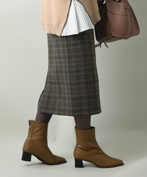 INTERPLANET（インタープラネット）の「チェックナロースカート（スカート・レディース・ブラック/ブラウン・FREE）」の17枚目の写真