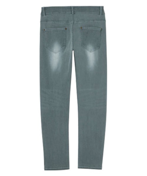 RANAN（ラナン）の「こだわりシルエット大人デニム（デニムパンツ・レディース・ベージュ/インディゴブルー/グレー/セージグリーン・61/67/73/64/70）」の11枚目の写真