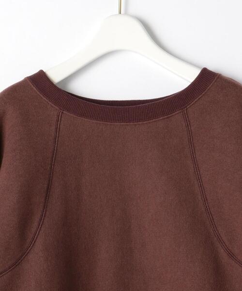 BRACTMENT(ブラクトメント)の「<BRACTMENT(ブラクトメント)>BM C/CEL 起毛裏毛 ショートプルオーバー / スウェット(スウェット・レディース・ナチュラル/ピンク/ワインレッド・FREE)」の4枚目の写真