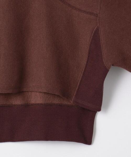 BRACTMENT(ブラクトメント)の「<BRACTMENT(ブラクトメント)>BM C/CEL 起毛裏毛 ショートプルオーバー / スウェット(スウェット・レディース・ナチュラル/ピンク/ワインレッド・FREE)」の12枚目の写真