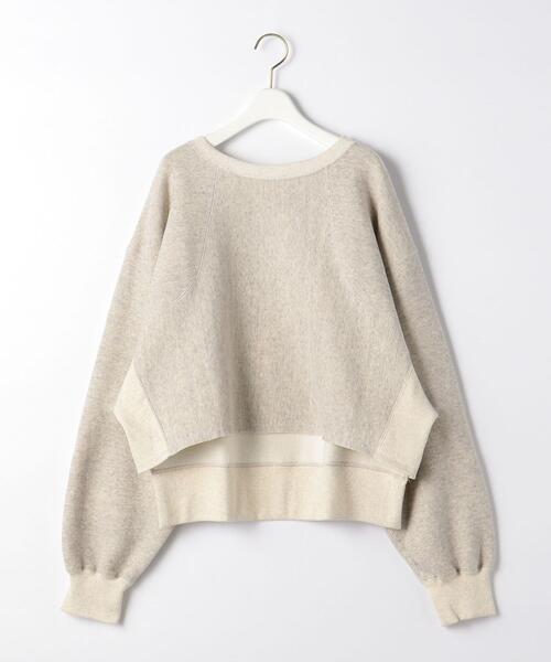 BRACTMENT(ブラクトメント)の「<BRACTMENT(ブラクトメント)>BM C/CEL 起毛裏毛 ショートプルオーバー / スウェット(スウェット・レディース・ナチュラル/ピンク/ワインレッド・FREE)」の5枚目の写真