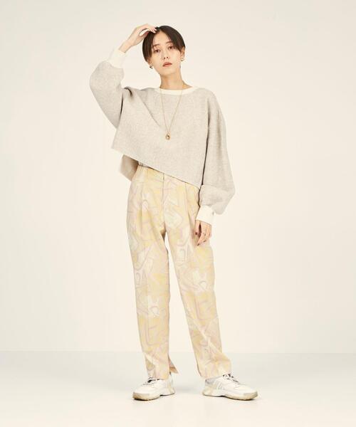 BRACTMENT(ブラクトメント)の「<BRACTMENT(ブラクトメント)>BM C/CEL 起毛裏毛 ショートプルオーバー / スウェット(スウェット・レディース・ナチュラル/ピンク/ワインレッド・FREE)」の13枚目の写真