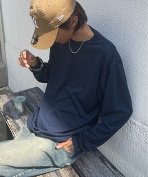 SETUP7（セットアップセブン）の「一枚でも、重ねても。365日活躍【Printstar】mesh dry long sleeve t-shirt / メッシュドライロングスリーブTシャツ 長袖Tシャツ ロンT オーバーサイズ 無地 インナー UVカット 紫外線対策 00304（Tシャツ/カットソー）」