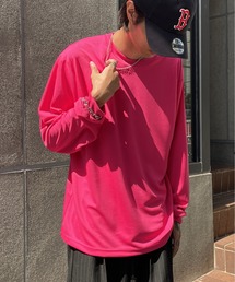 Printstar（プリントスター）の「一枚でも、重ねても。365日活躍【Printstar】mesh dry long sleeve t-shirt / メッシュドライロングスリーブTシャツ 長袖Tシャツ ロンT オーバーサイズ 無地 インナー UVカット 紫外線対策 00304（Tシャツ/カットソー）」