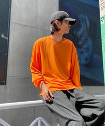 メッシュ ロンT」に該当するメンズのTシャツ/カットソー（長袖