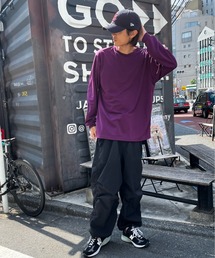 Printstar（プリントスター）の「一枚でも、重ねても。365日活躍【Printstar】mesh dry long sleeve t-shirt / メッシュドライロングスリーブTシャツ 長袖Tシャツ ロンT オーバーサイズ 無地 インナー UVカット 紫外線対策 00304（Tシャツ/カットソー）」