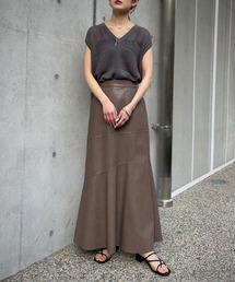 &g'aime | 【&g’aime】レザーマーメイドスカート(スカート)